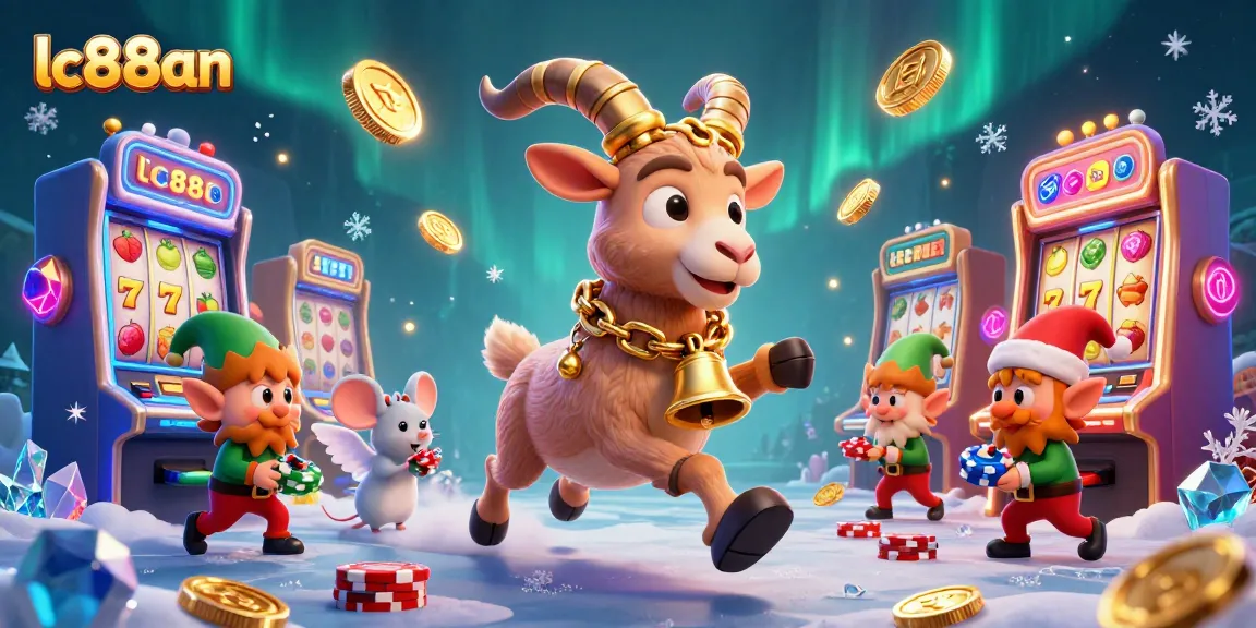 Engage with lc88an's vibrant casino scene featuring animated characters and exciting gaming elements.