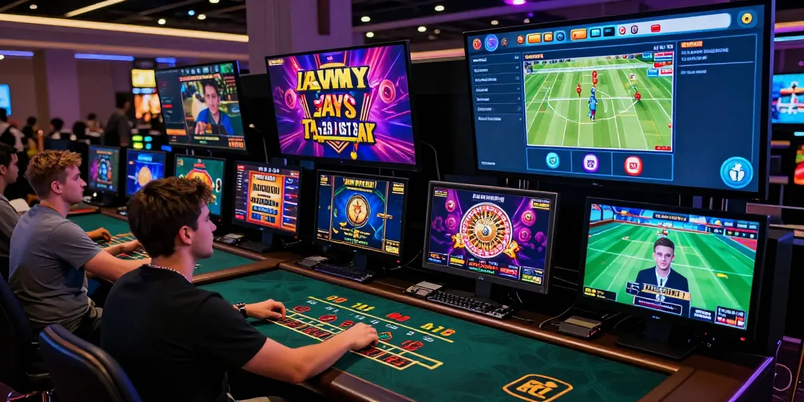 Exciting scene of players engaging with 88m live dealer games in a vibrant online casino