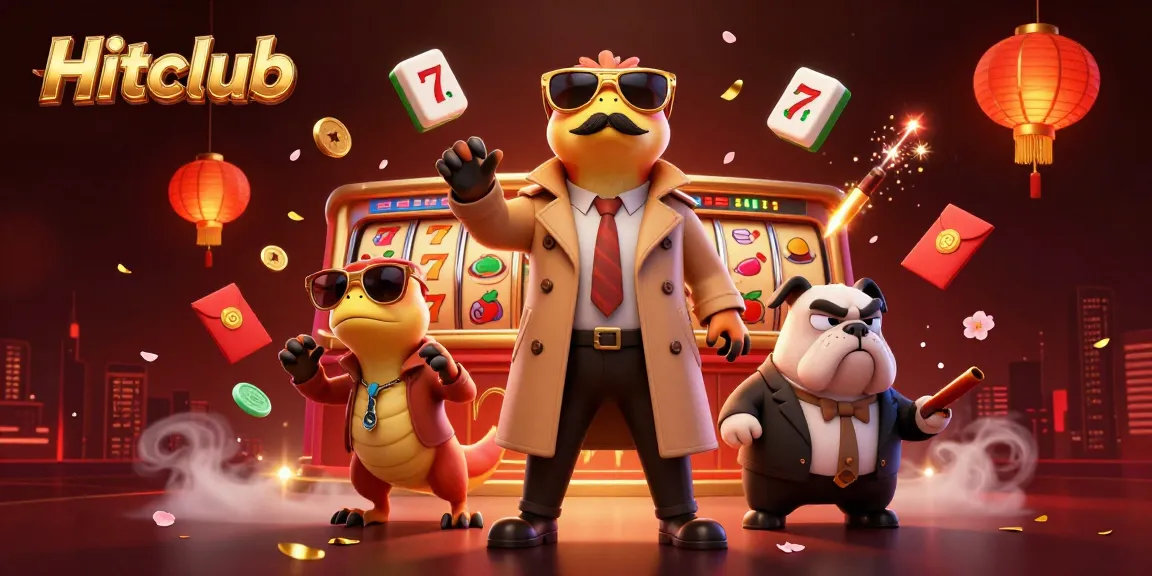 Hitclub showcases exciting slots and thrilling casino elements in a vibrant, dynamic scene.