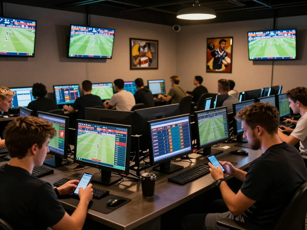 Engaging bettors analyze live games and sports betting options at tg88, showcasing thrilling moments.