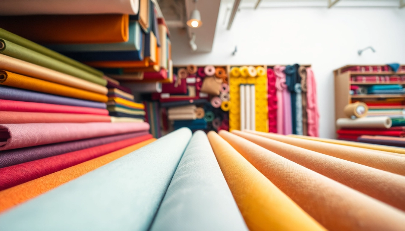 Kopen van stof per meter voor uw creatieve projecten in een stijlvolle stoffenwinkel.