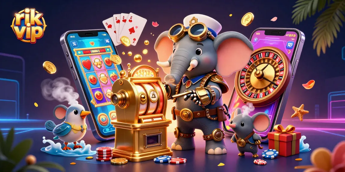 Spin the reels with rik vip at this dynamic online gaming adventure featuring playful characters!