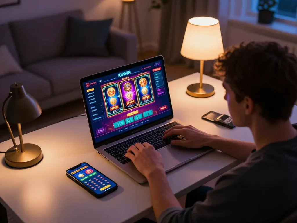 Kuwin online gaming scene showcasing engaging gambling experience on a casino app