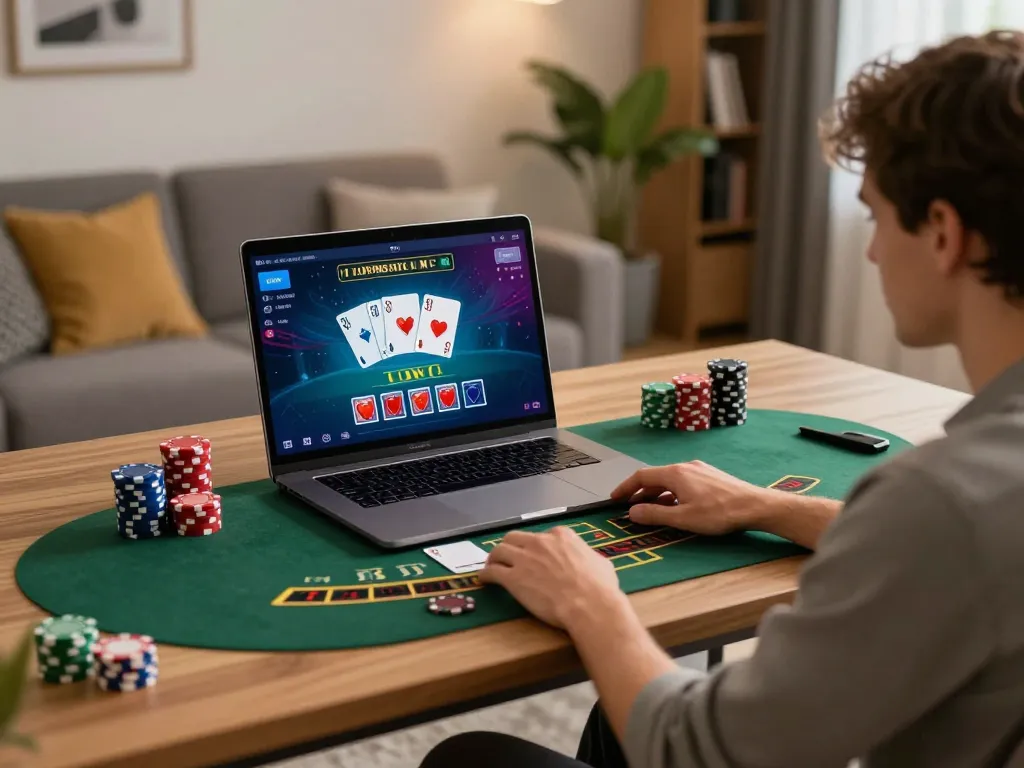Player engaging with live dealer blackjack on 32win, showcasing immersive online gaming.