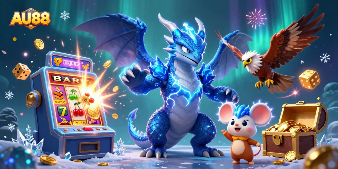 Experience the thrill of AU88 with dazzling slot machines, dragons, and high-energy gameplay.