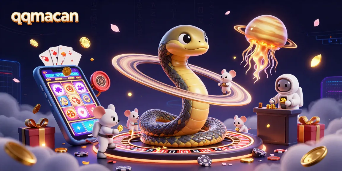 Experience thrilling slots streaming on qqmacan as astronaut mice interact with cosmic casino elements.
