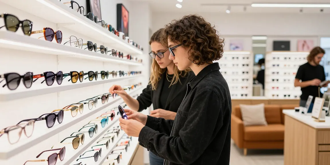 Ótica FAGLUX com lentes de contato, variedades de óculos e atendimento personalizado