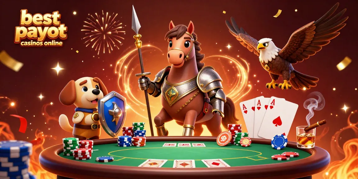 Win big at the best payout casinos online with exciting poker games and vibrant characters.