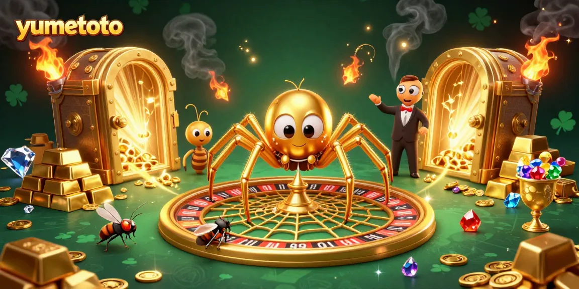 Experience yumetoto with animated roulette action, golden treasures, and dramatic casino atmosphere.